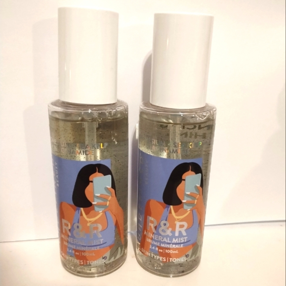 2 x Undefined Beauty R&R Niacinamide Mineral Soothing Mist Toner